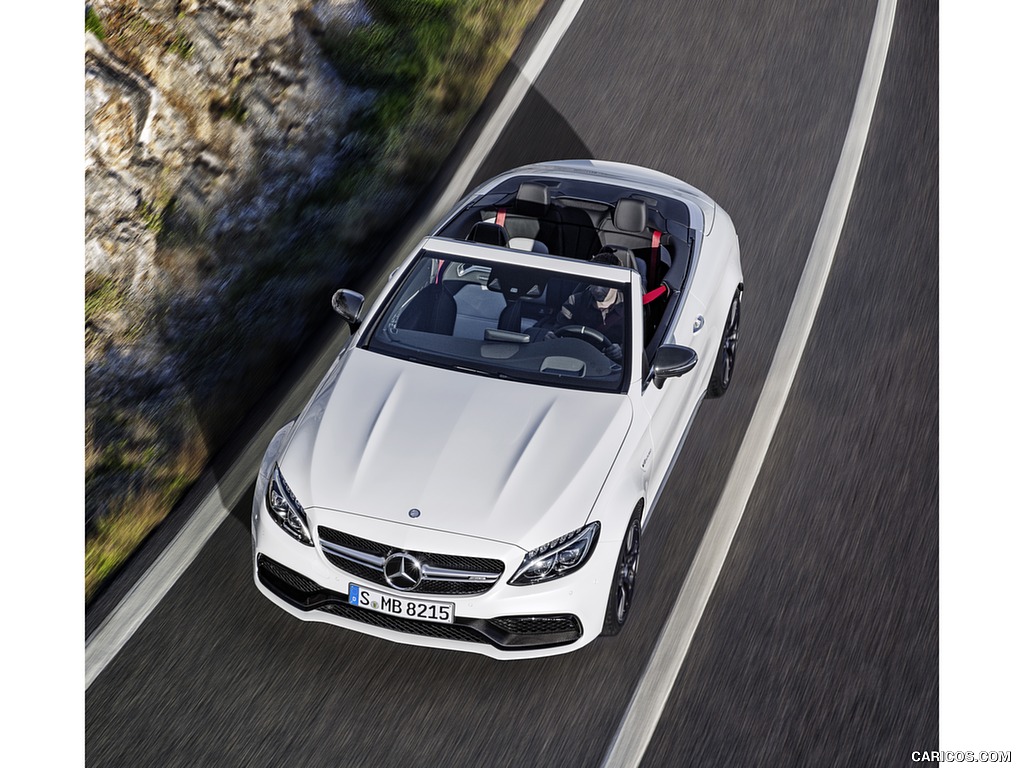 2017 Mercedes-AMG C63 S Cabriolet (Chassis: A205, Color: Designo Diamond White Bright) - Top