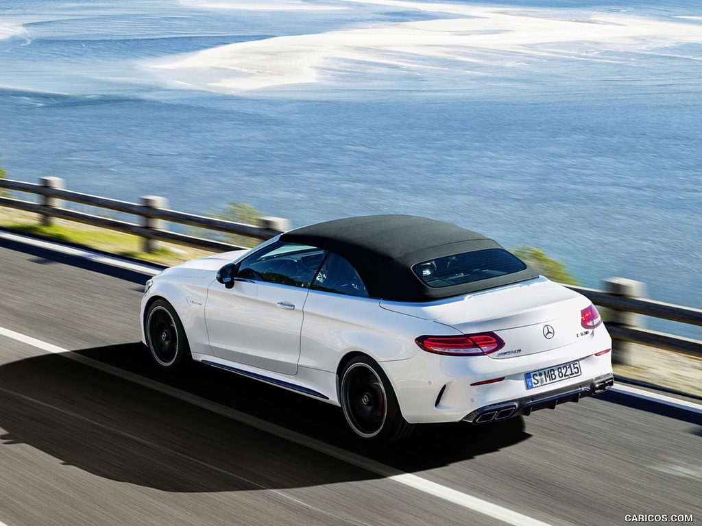 2017 Mercedes-AMG C63 S Cabriolet (Chassis: A205, Color: Designo Diamond White Bright) - Top