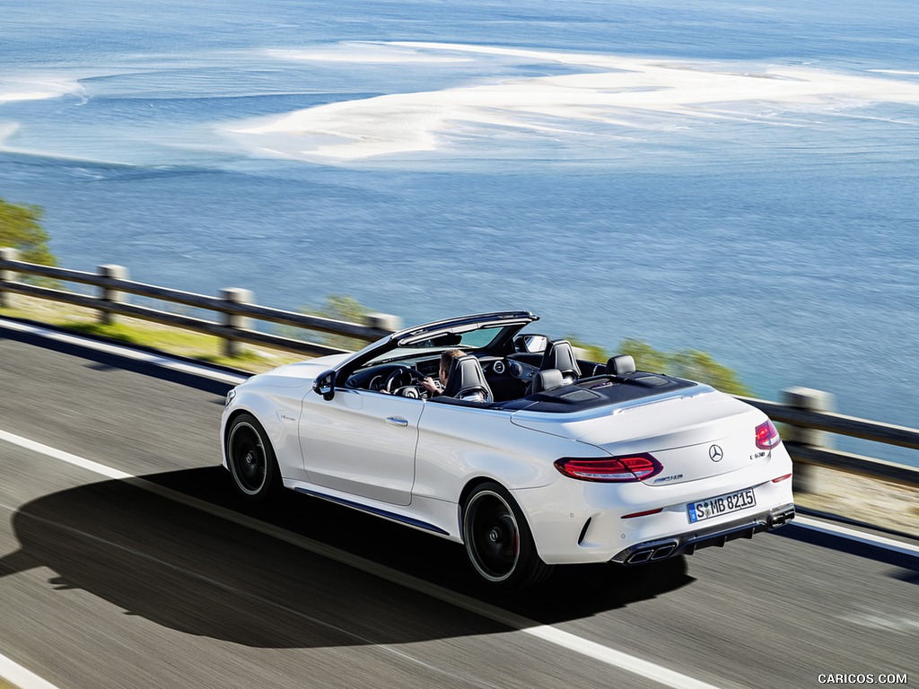 2017 Mercedes-AMG C63 S Cabriolet (Chassis: A205, Color: Designo Diamond White Bright) - Top