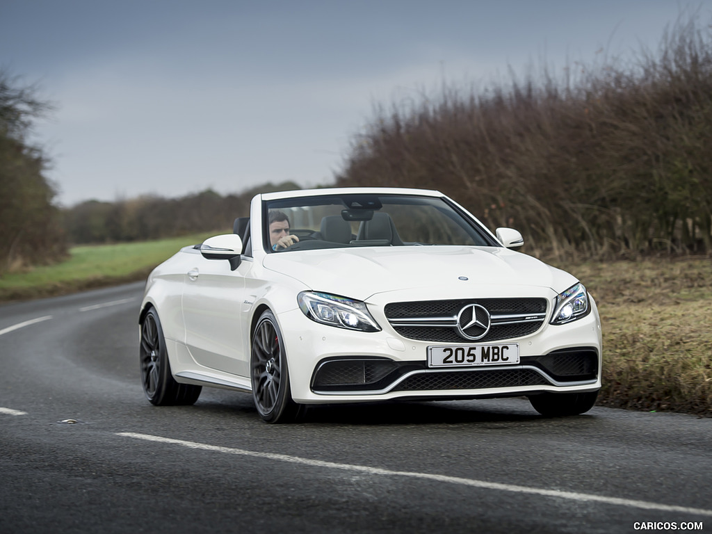 2017 Mercedes-AMG C63 S Cabriolet (UK-Spec) - Front Three-Quarter