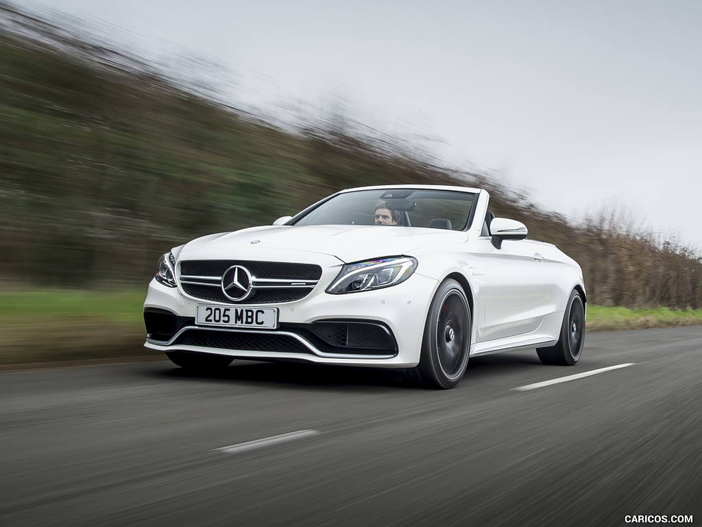 2017 Mercedes-AMG C63 S Cabriolet (UK-Spec) - Front Three-Quarter