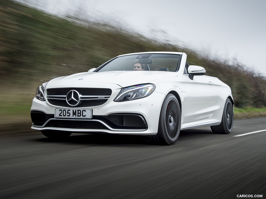 2017 Mercedes-AMG C63 S Cabriolet (UK-Spec) - Front Three-Quarter