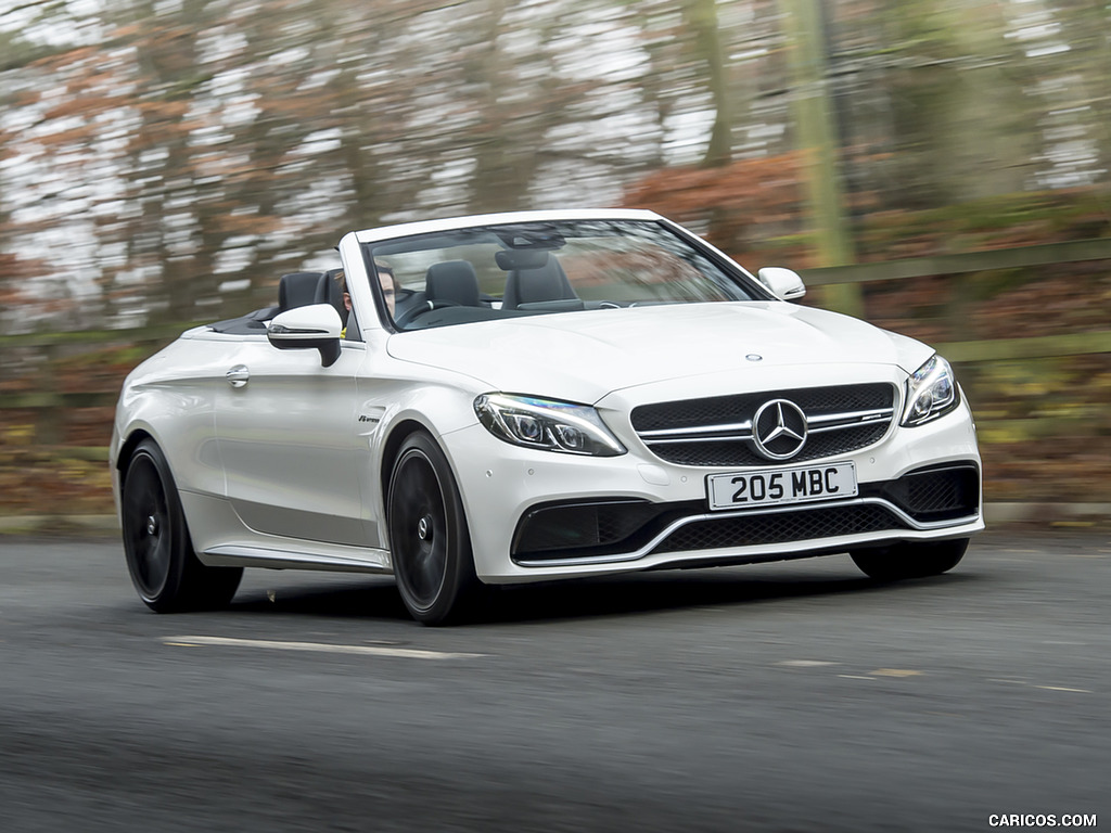 2017 Mercedes-AMG C63 S Cabriolet (UK-Spec) - Front Three-Quarter