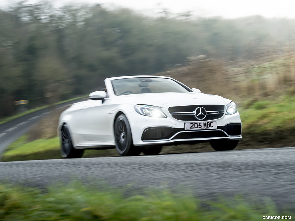 2017 Mercedes-AMG C63 S Cabriolet (UK-Spec) - Front Three-Quarter