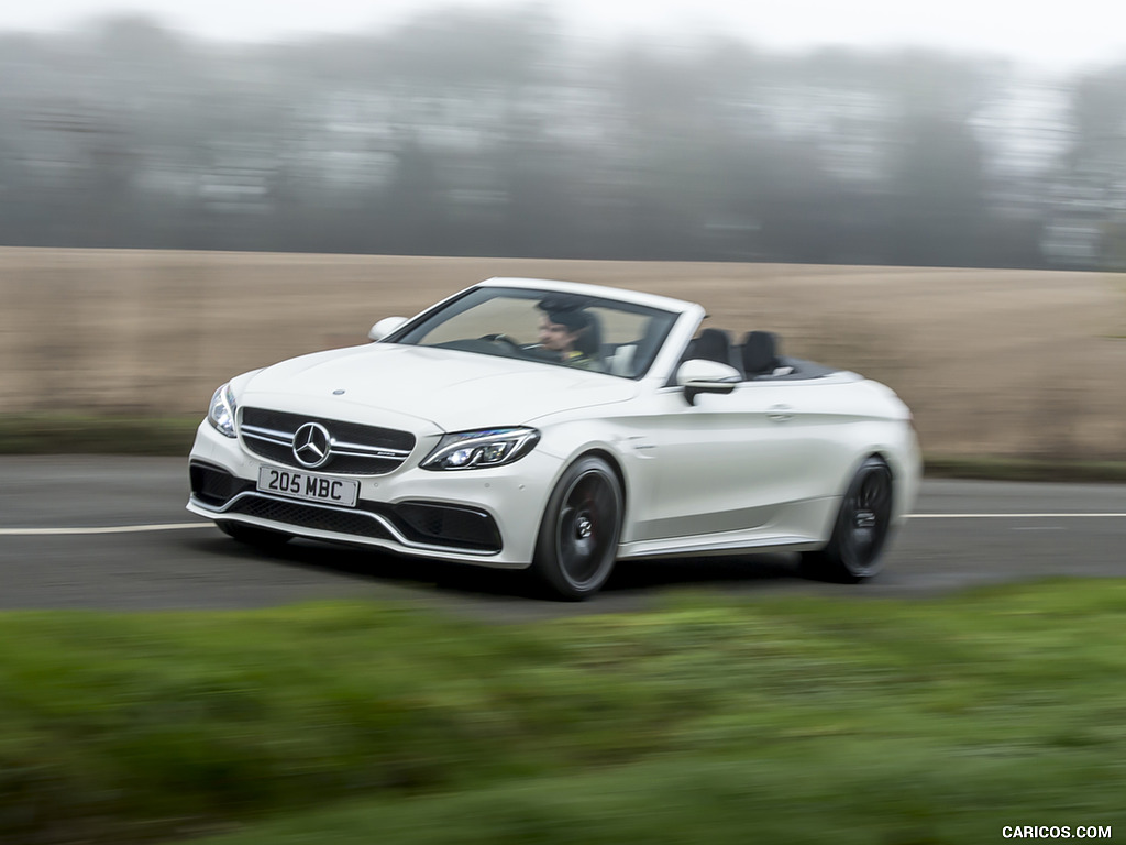 2017 Mercedes-AMG C63 S Cabriolet (UK-Spec) - Front Three-Quarter