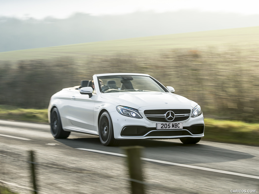 2017 Mercedes-AMG C63 S Cabriolet (UK-Spec) - Front Three-Quarter