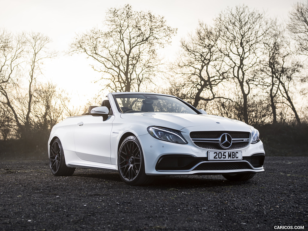 2017 Mercedes-AMG C63 S Cabriolet (UK-Spec) - Front Three-Quarter