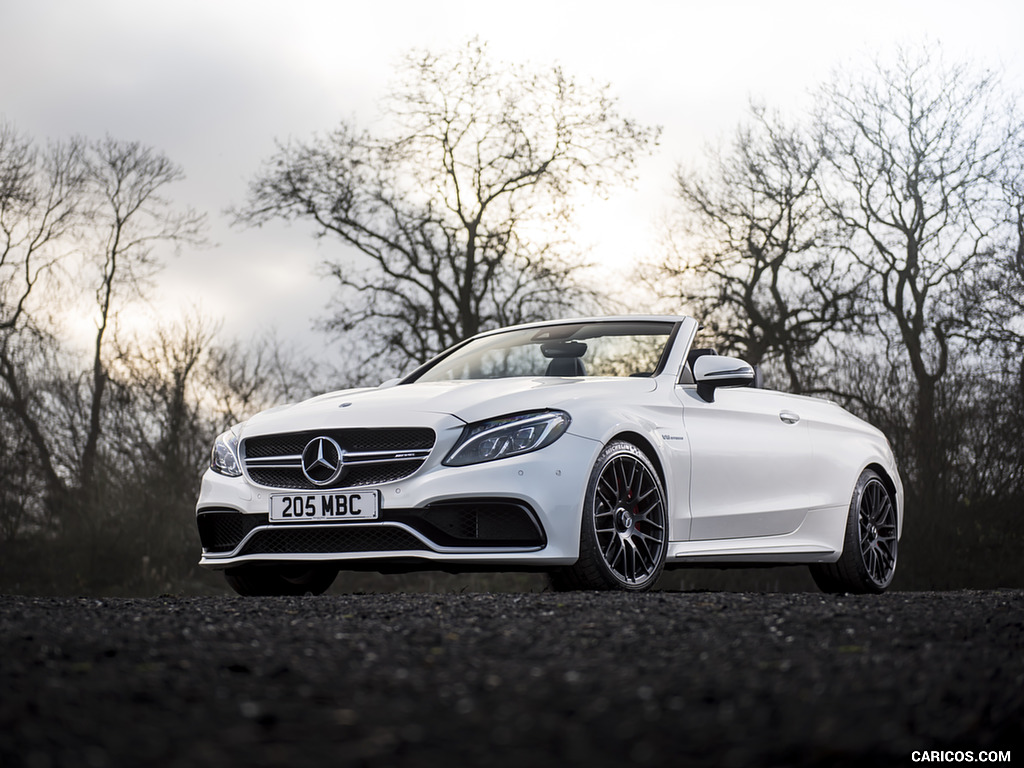 2017 Mercedes-AMG C63 S Cabriolet (UK-Spec) - Front Three-Quarter