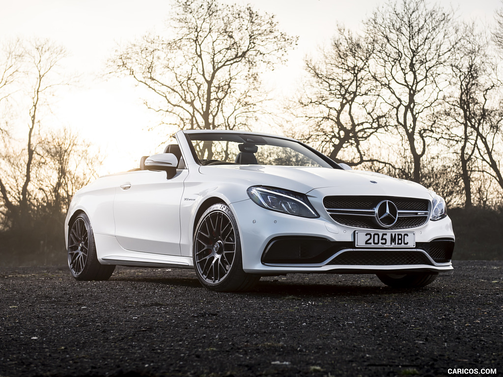 2017 Mercedes-AMG C63 S Cabriolet (UK-Spec) - Front Three-Quarter