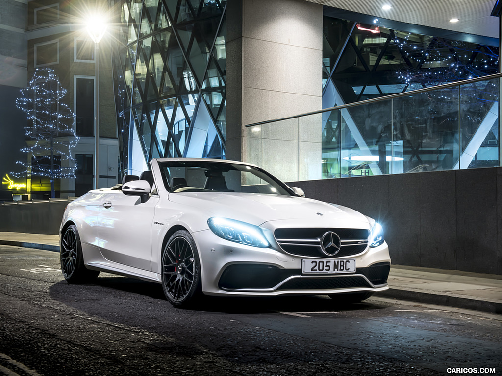 2017 Mercedes-AMG C63 S Cabriolet (UK-Spec) - Front Three-Quarter