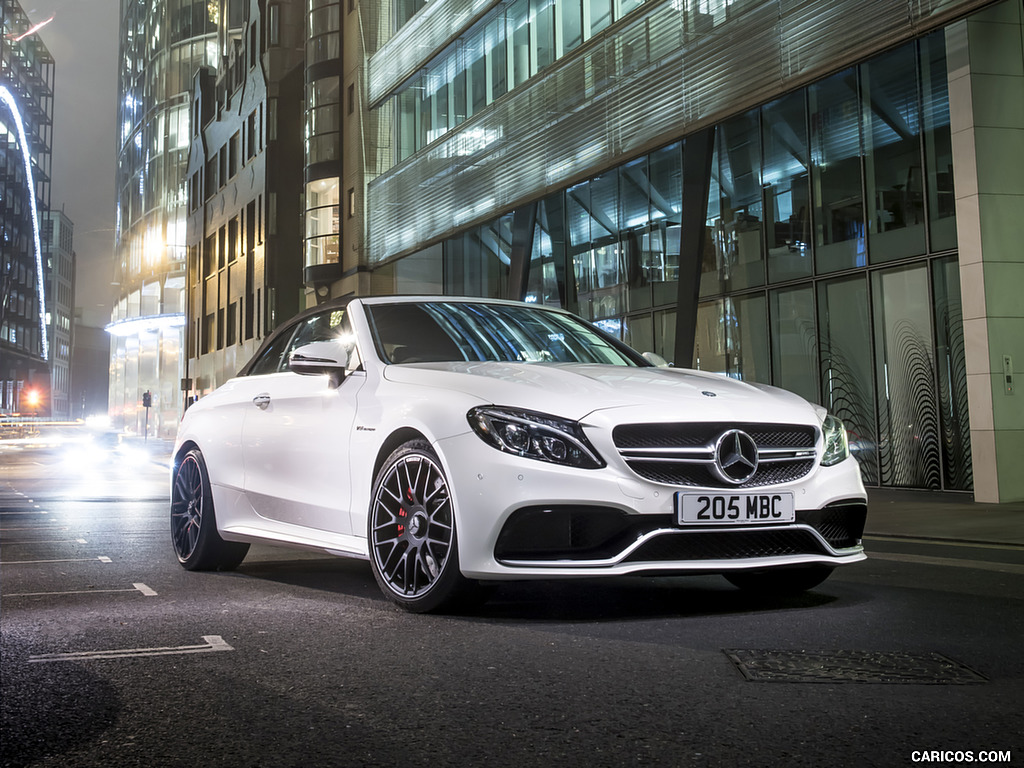 2017 Mercedes-AMG C63 S Cabriolet (UK-Spec) - Front Three-Quarter