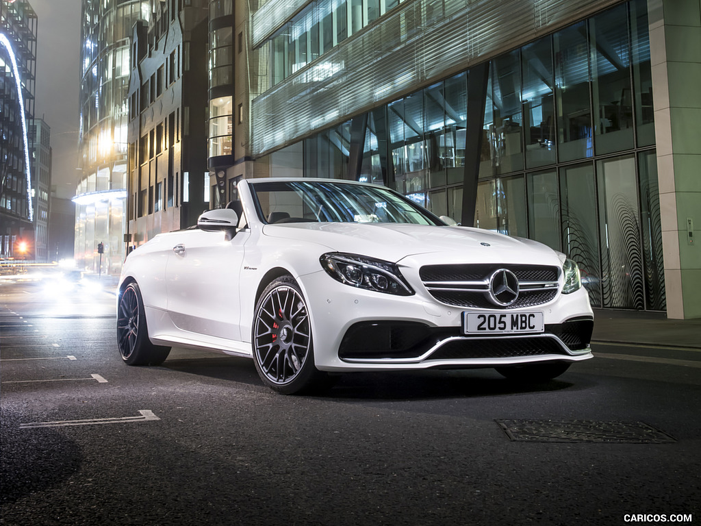 2017 Mercedes-AMG C63 S Cabriolet (UK-Spec) - Front Three-Quarter