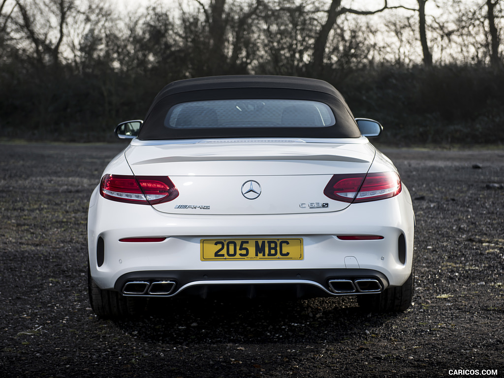 2017 Mercedes-AMG C63 S Cabriolet (UK-Spec) - Top Closed - Rear