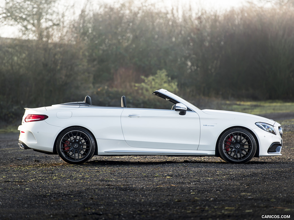 2017 Mercedes-AMG C63 S Cabriolet (UK-Spec) - Top Down