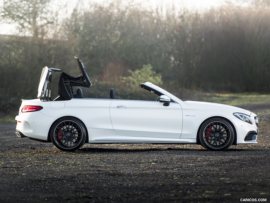 2017 Mercedes-AMG C63 S Cabriolet (UK-Spec) - Top in Action