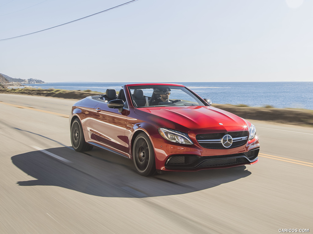 2017 Mercedes-AMG C63 S Cabriolet (US-Spec) - Front Three-Quarter