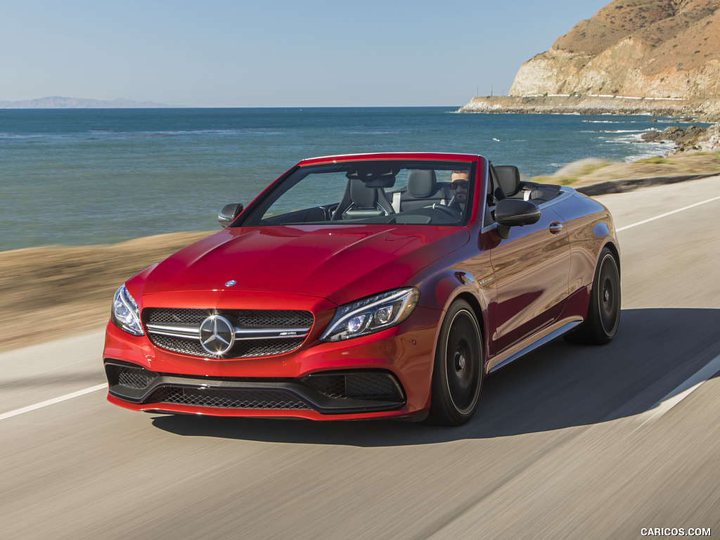 2017 Mercedes-AMG C63 S Cabriolet (US-Spec) - Front Three-Quarter