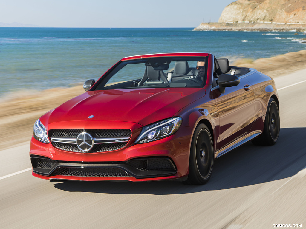 2017 Mercedes-AMG C63 S Cabriolet (US-Spec) - Front Three-Quarter