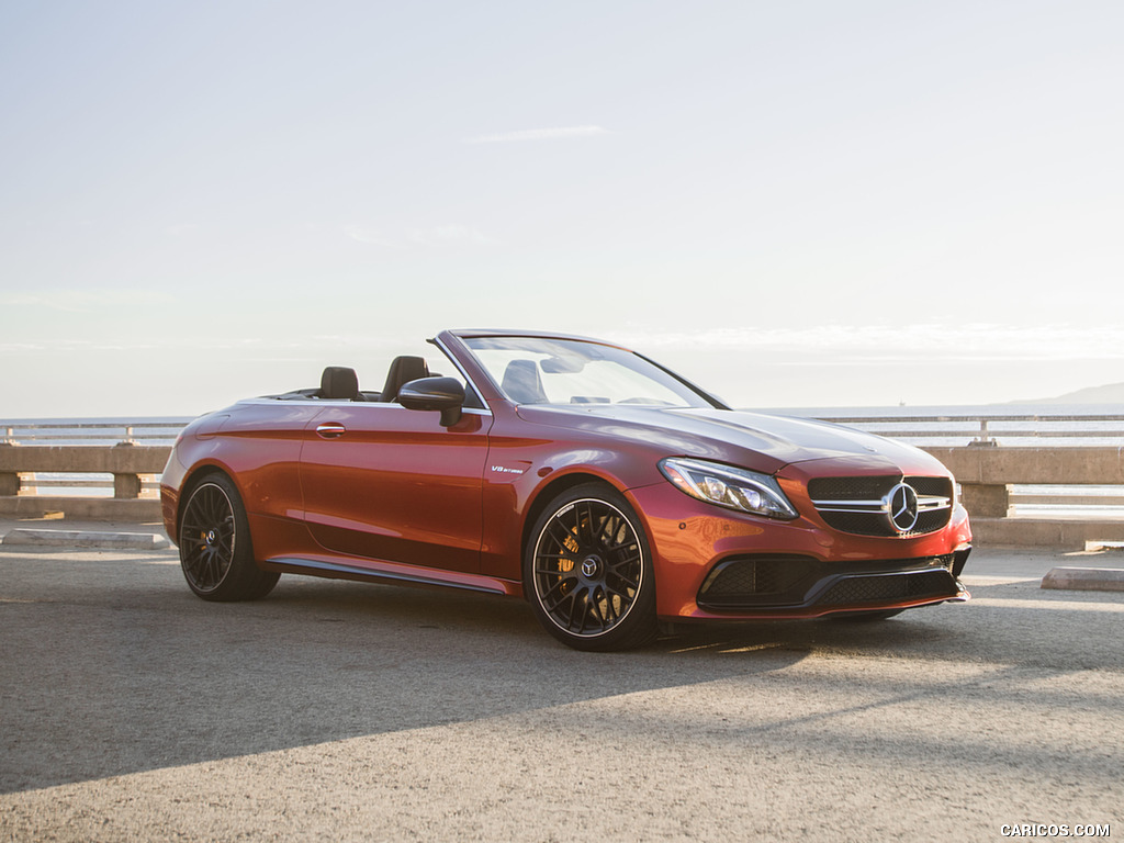 2017 Mercedes-AMG C63 S Cabriolet (US-Spec) - Front Three-Quarter