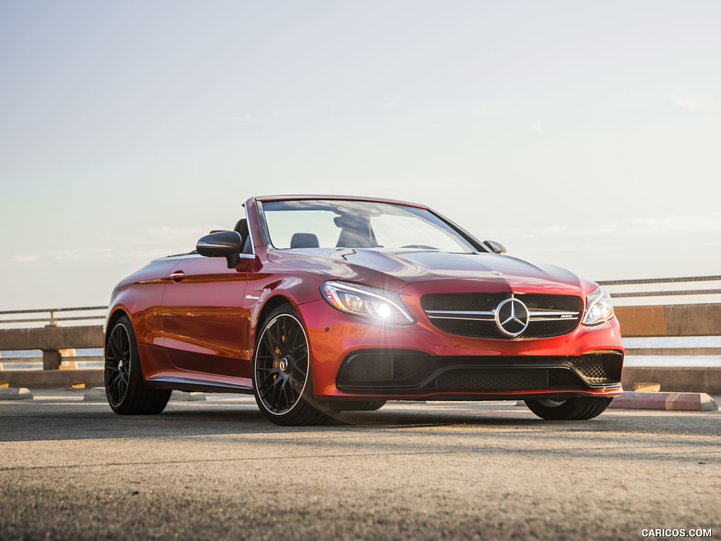 2017 Mercedes-AMG C63 S Cabriolet (US-Spec) - Front Three-Quarter