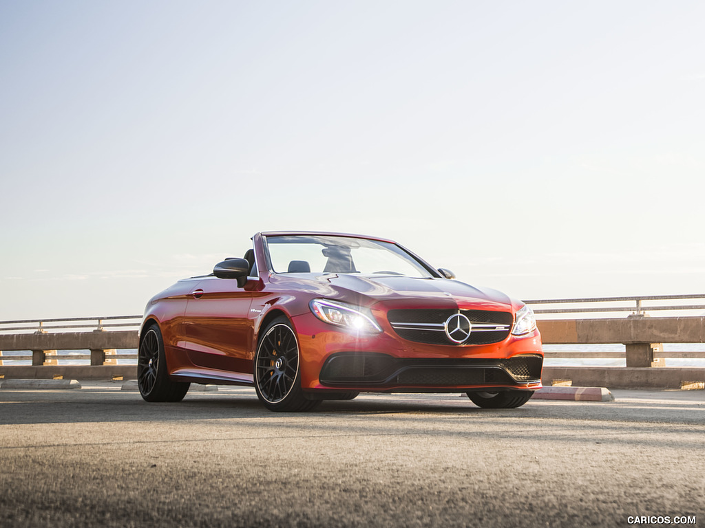 2017 Mercedes-AMG C63 S Cabriolet (US-Spec) - Front Three-Quarter