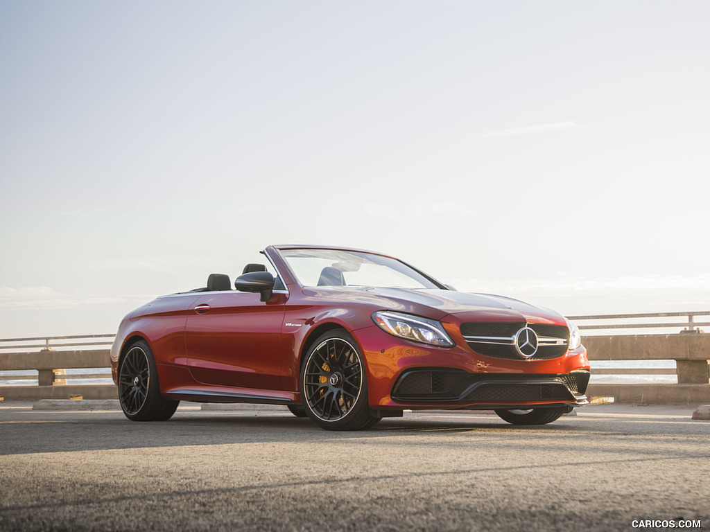 2017 Mercedes-AMG C63 S Cabriolet (US-Spec) - Front Three-Quarter