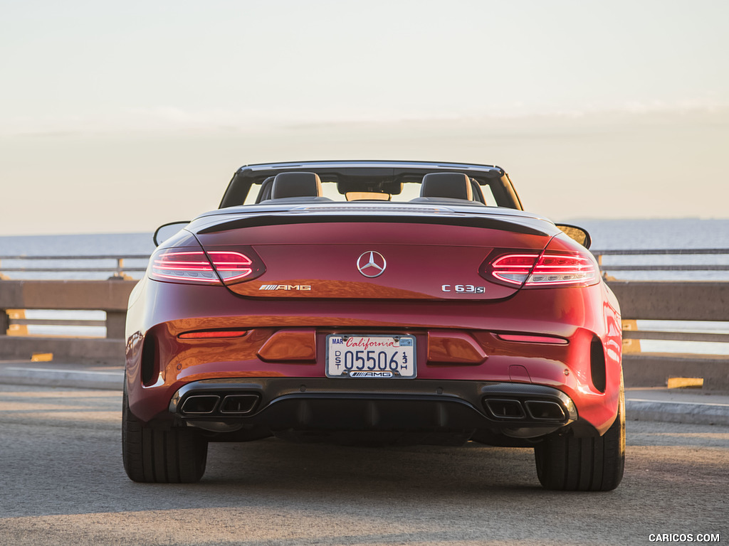 2017 Mercedes-AMG C63 S Cabriolet (US-Spec) - Rear