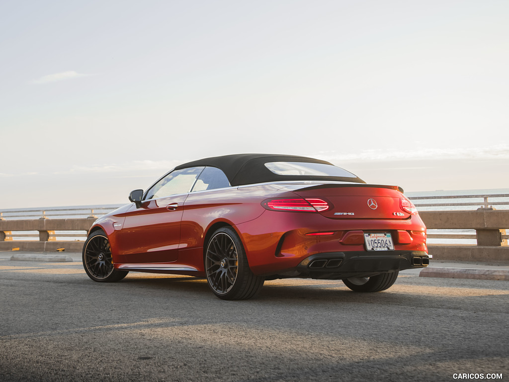 2017 Mercedes-AMG C63 S Cabriolet (US-Spec) - Rear Three-Quarter