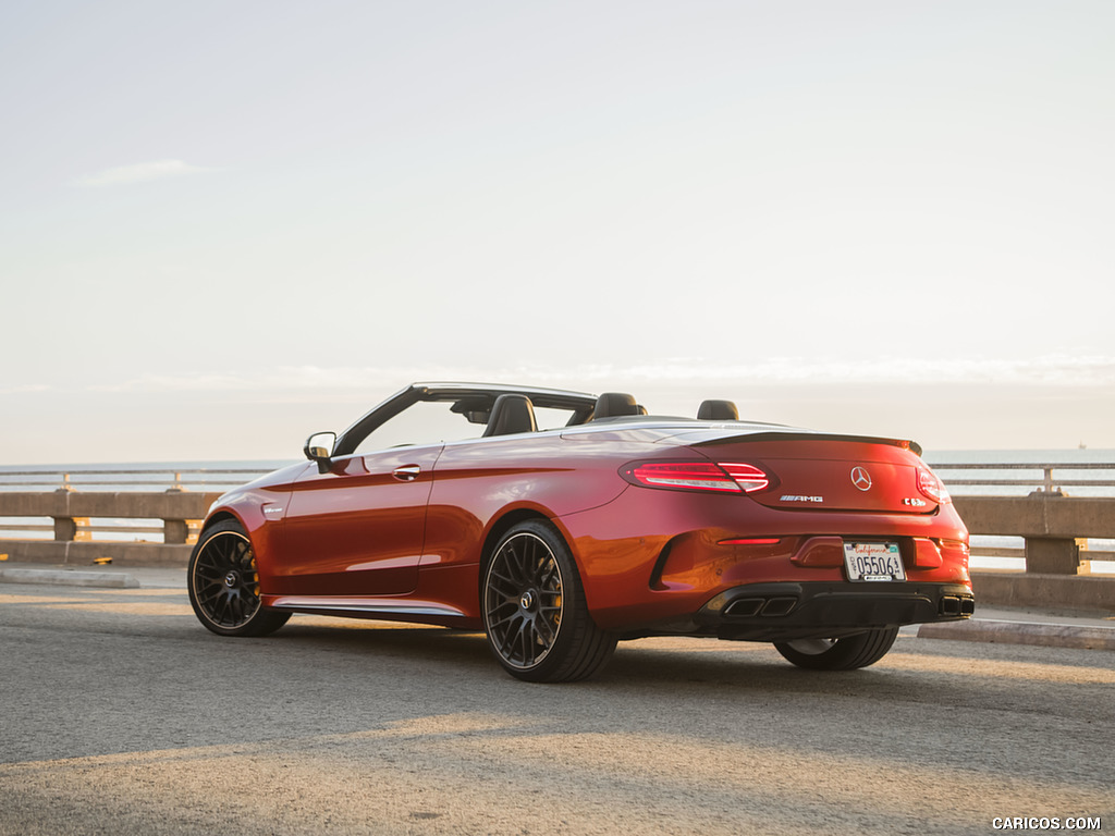 2017 Mercedes-AMG C63 S Cabriolet (US-Spec) - Rear Three-Quarter