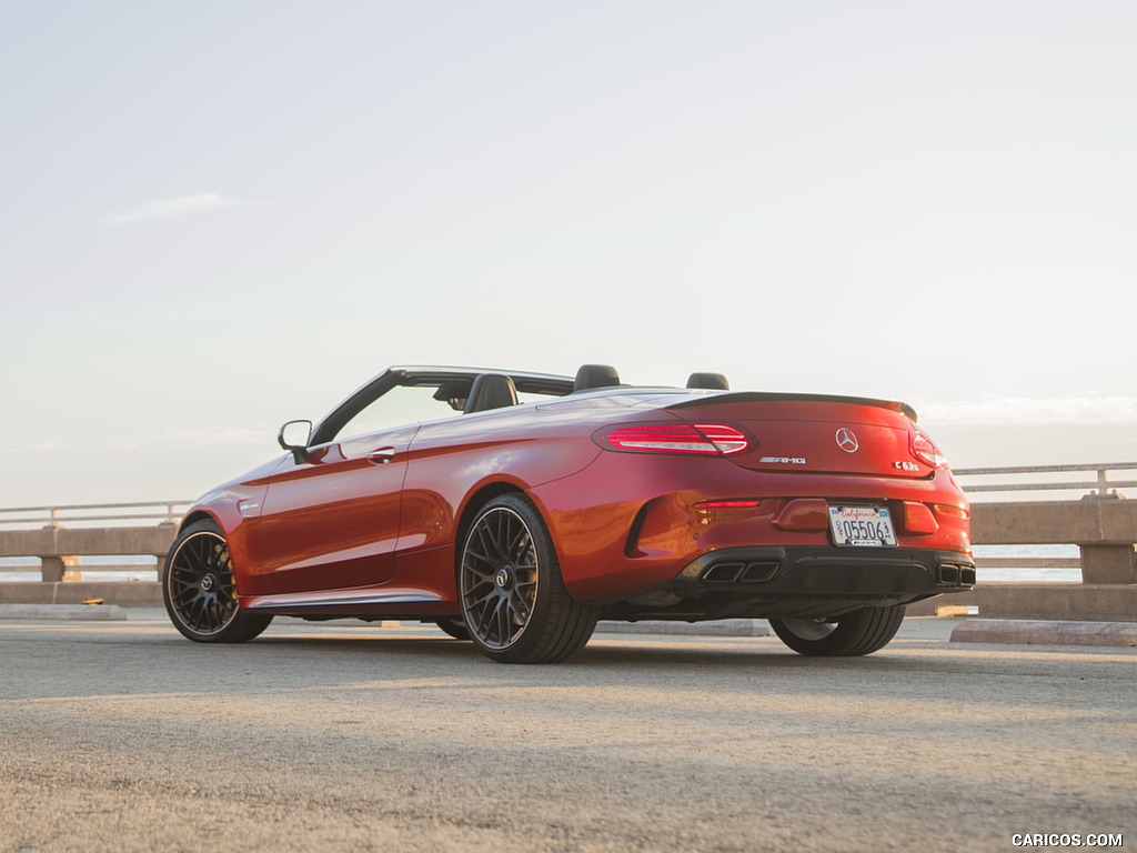 2017 Mercedes-AMG C63 S Cabriolet (US-Spec) - Rear Three-Quarter