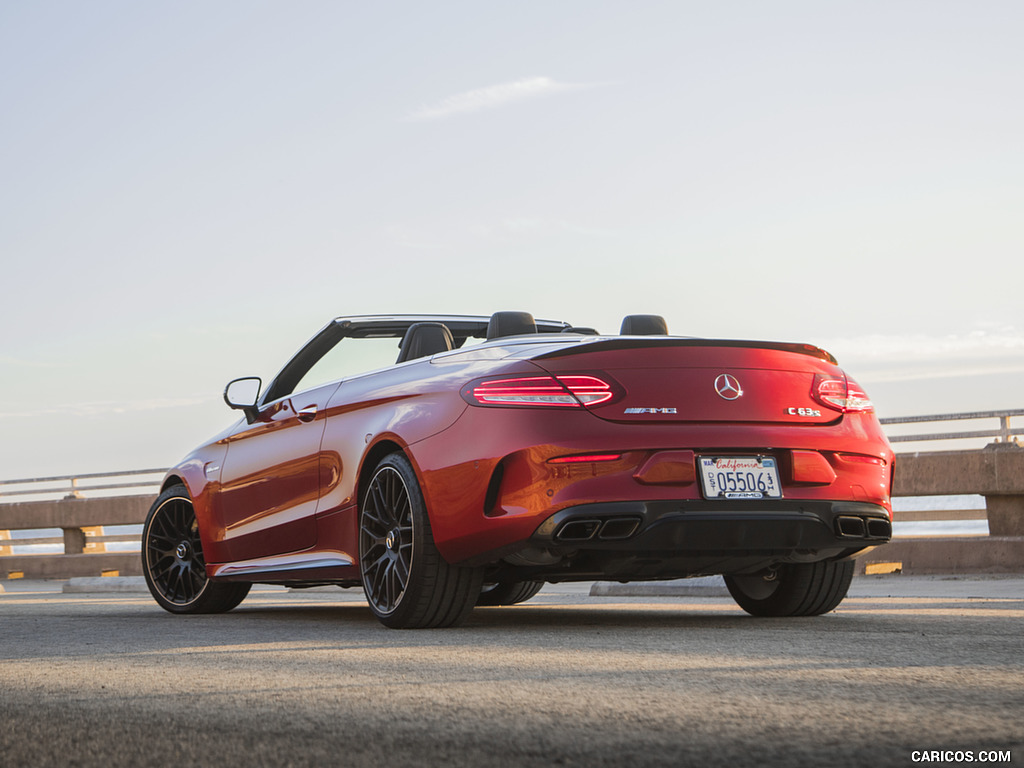 2017 Mercedes-AMG C63 S Cabriolet (US-Spec) - Rear Three-Quarter