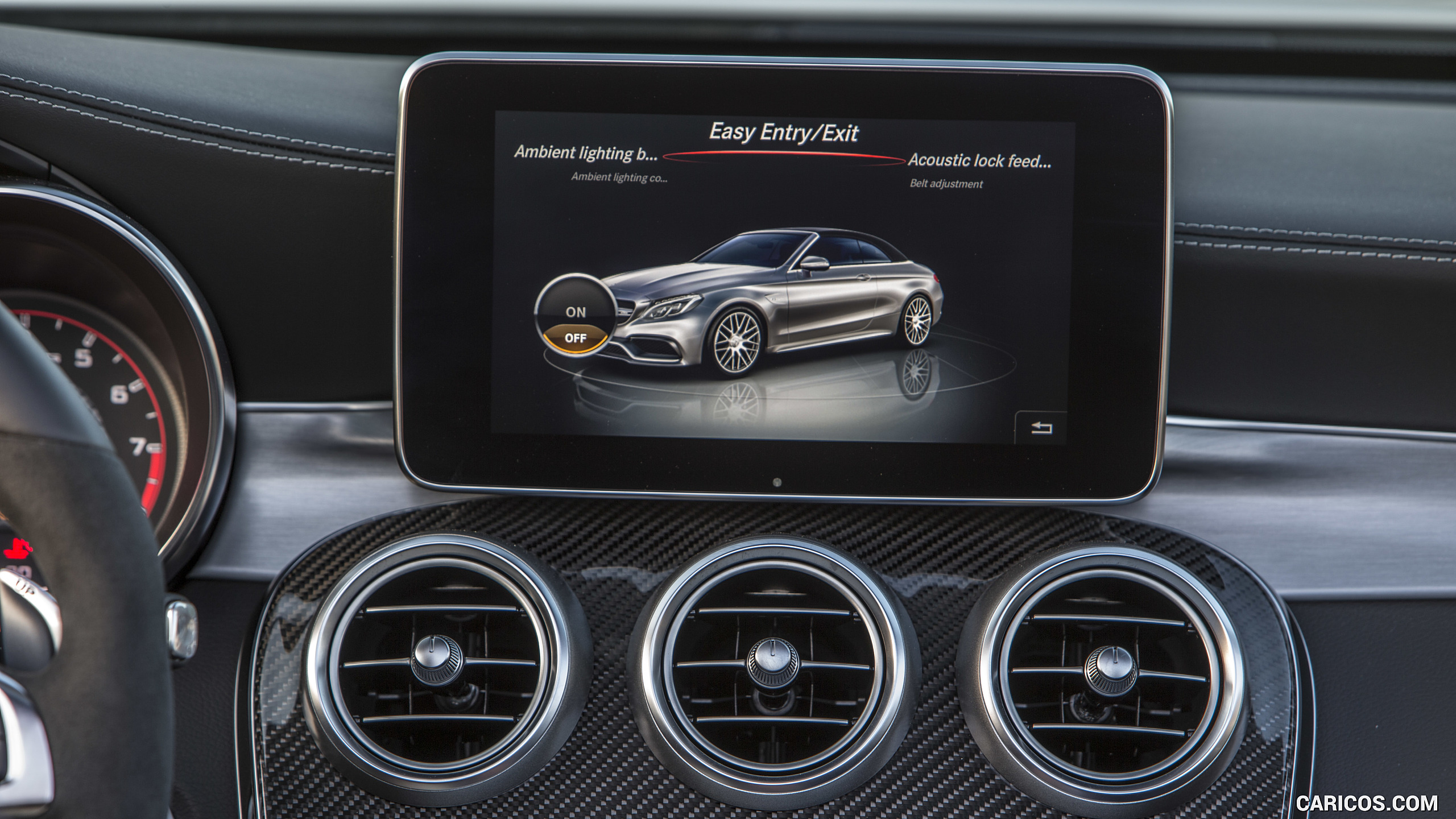 2017 Mercedes-AMG C63 S Cabriolet - Infotainment Screen - Central Console, #155 of 222