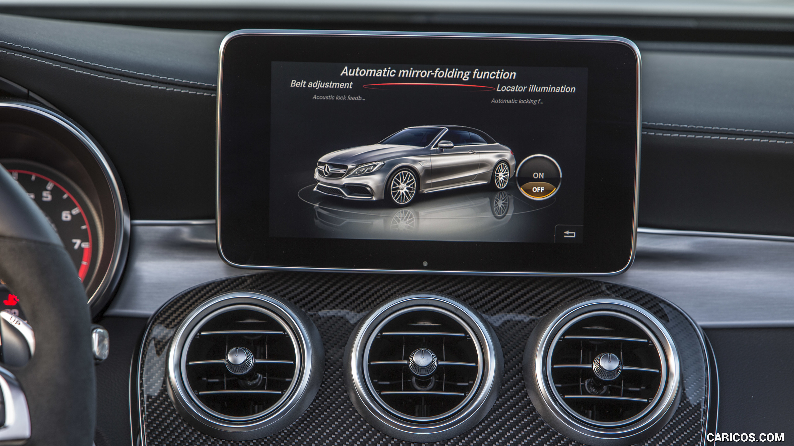 2017 Mercedes-AMG C63 S Cabriolet - Infotainment Screen - Central Console, #160 of 222