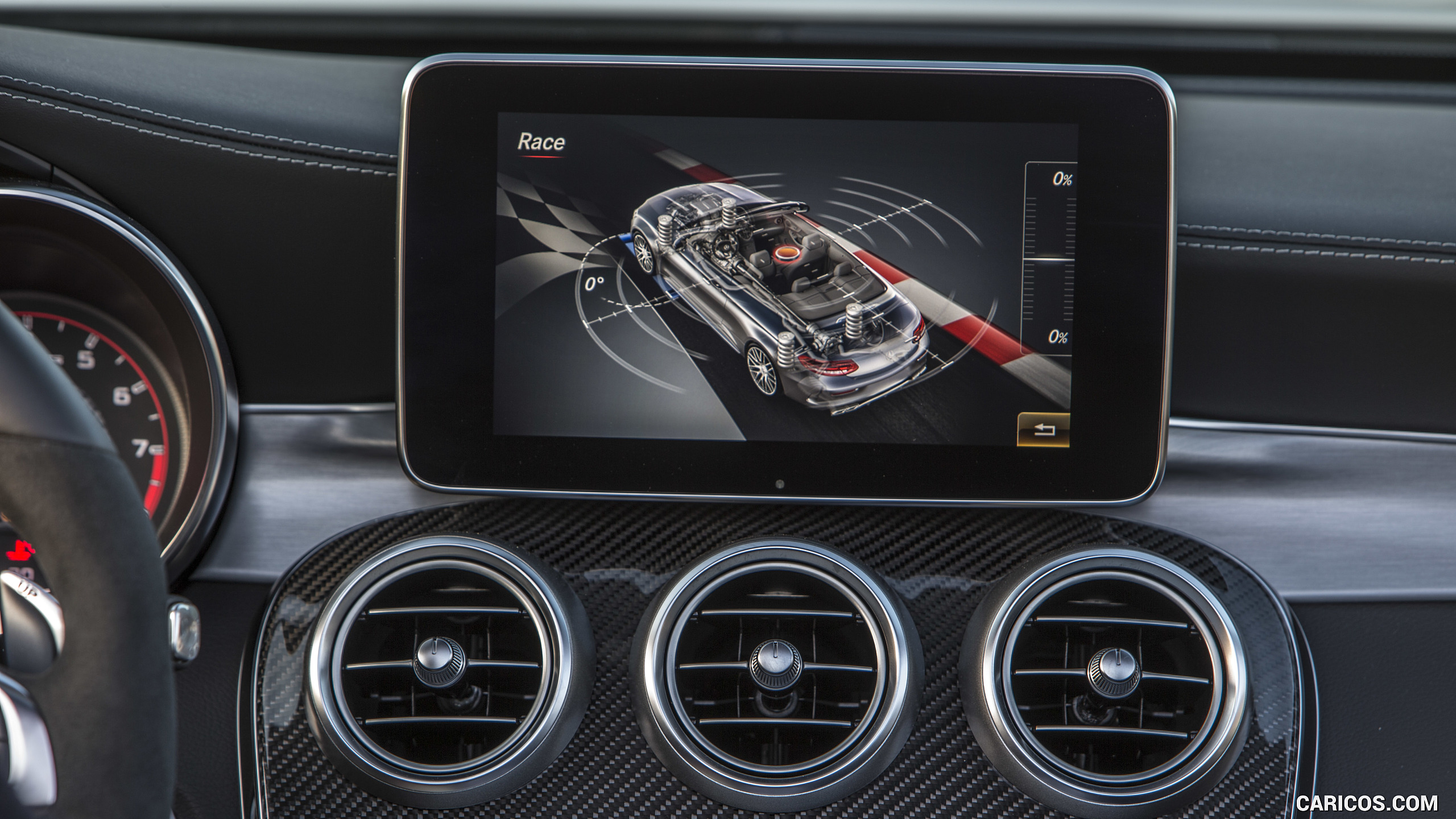 2017 Mercedes-AMG C63 S Cabriolet - Infotainment Screen - Central Console, #176 of 222