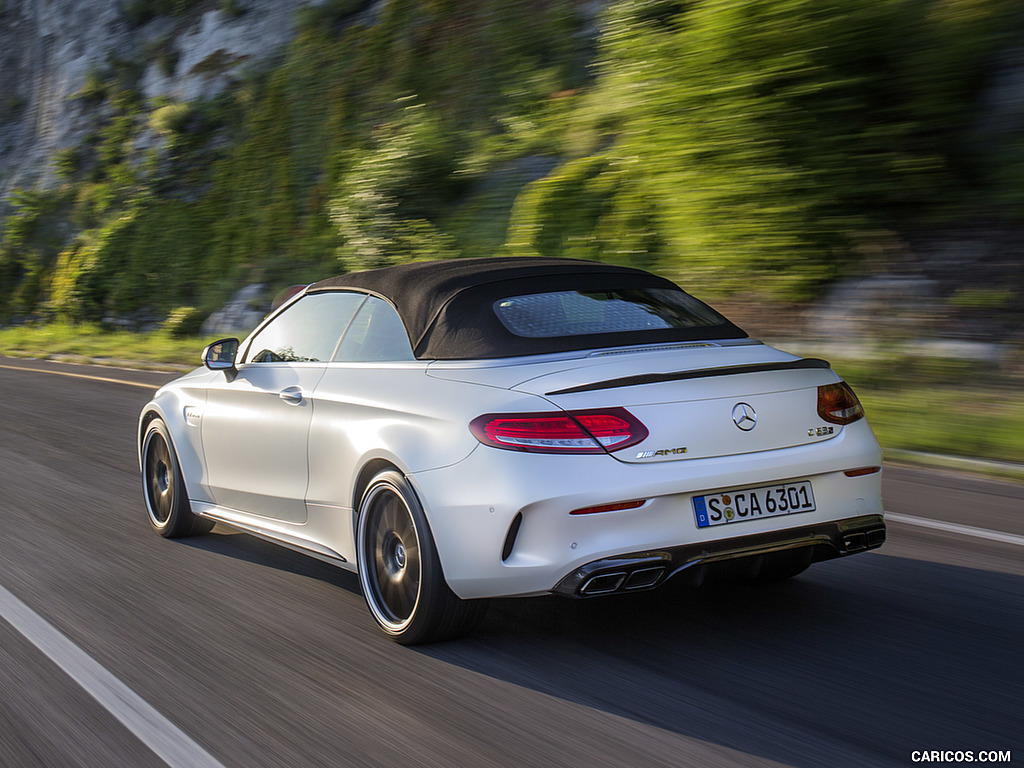 2017 Mercedes-AMG C63 S Cabriolet - Rear Three-Quarter