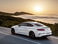 2017 Mercedes-AMG C63 S Coupe (Designo Diamond White Bright with Night Package) - Rear