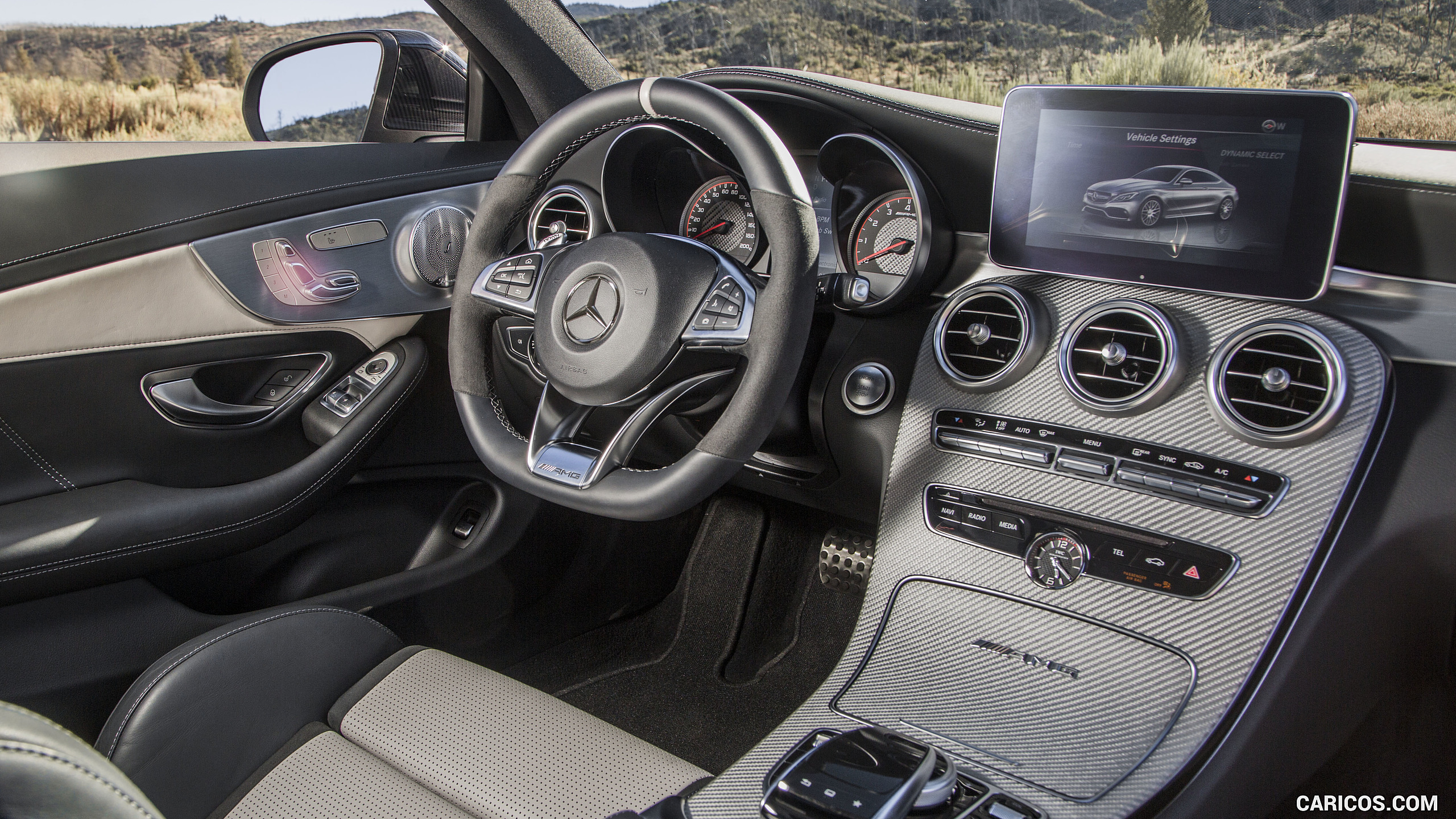 2017 Mercedes-AMG C63 S Coupe (US-Spec) - Central Console, #92 of 107