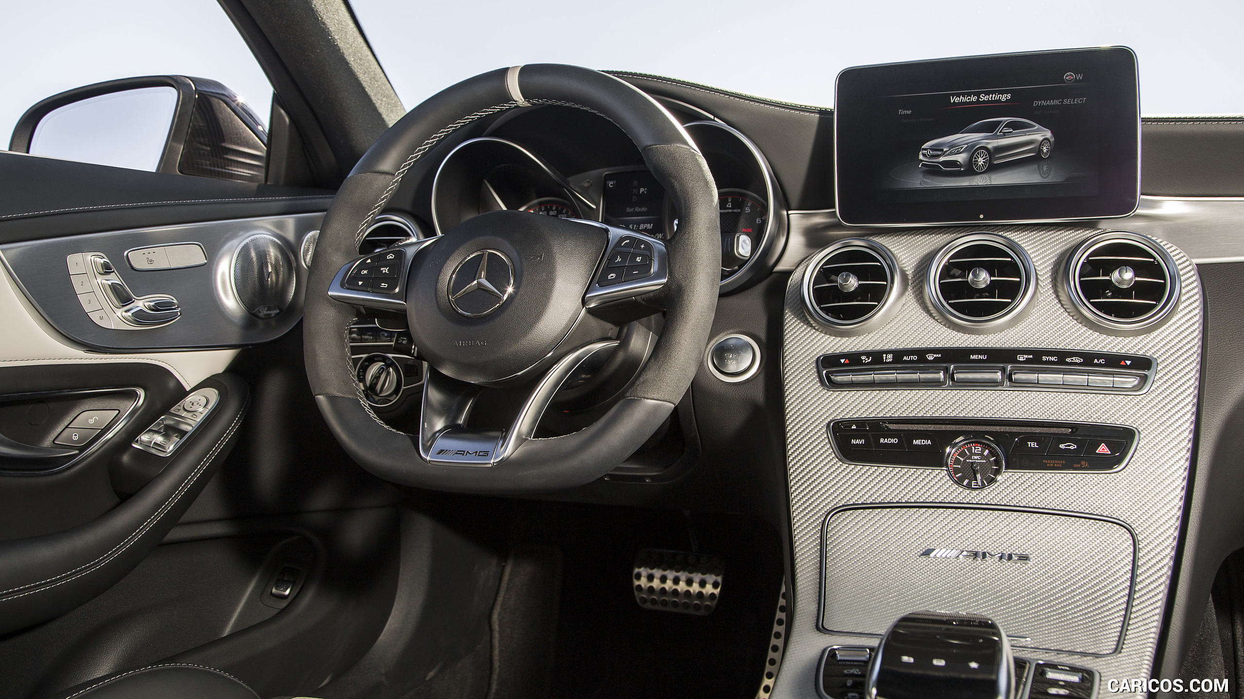 2017 Mercedes-AMG C63 S Coupe (US-Spec) - Interior, #91 of 107