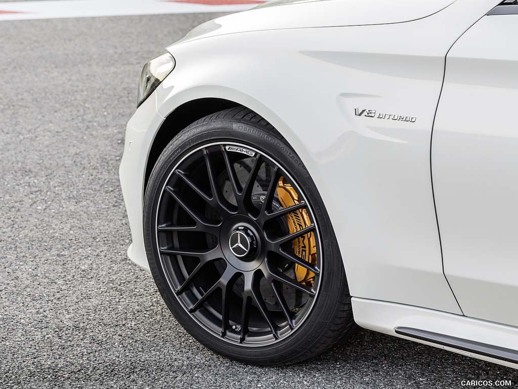 2017 Mercedes-AMG C63 S Coupe (Designo Diamond White Bright with Night Package) - Wheel