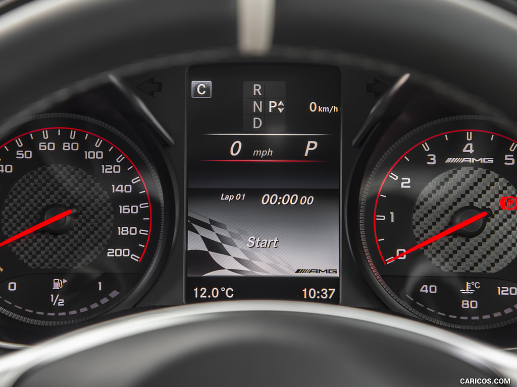 2017 Mercedes-AMG C63 S Coupe (UK-Spec) - Instrument Cluster