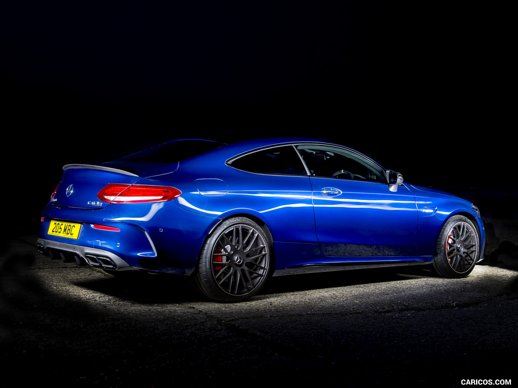 2017 Mercedes-AMG C63 S Coupe (UK-Spec) - Rear Three-Quarter