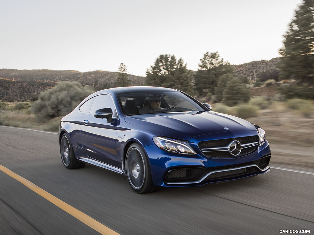 2017 Mercedes-AMG C63 S Coupe (US-Spec) - Front Three-Quarter