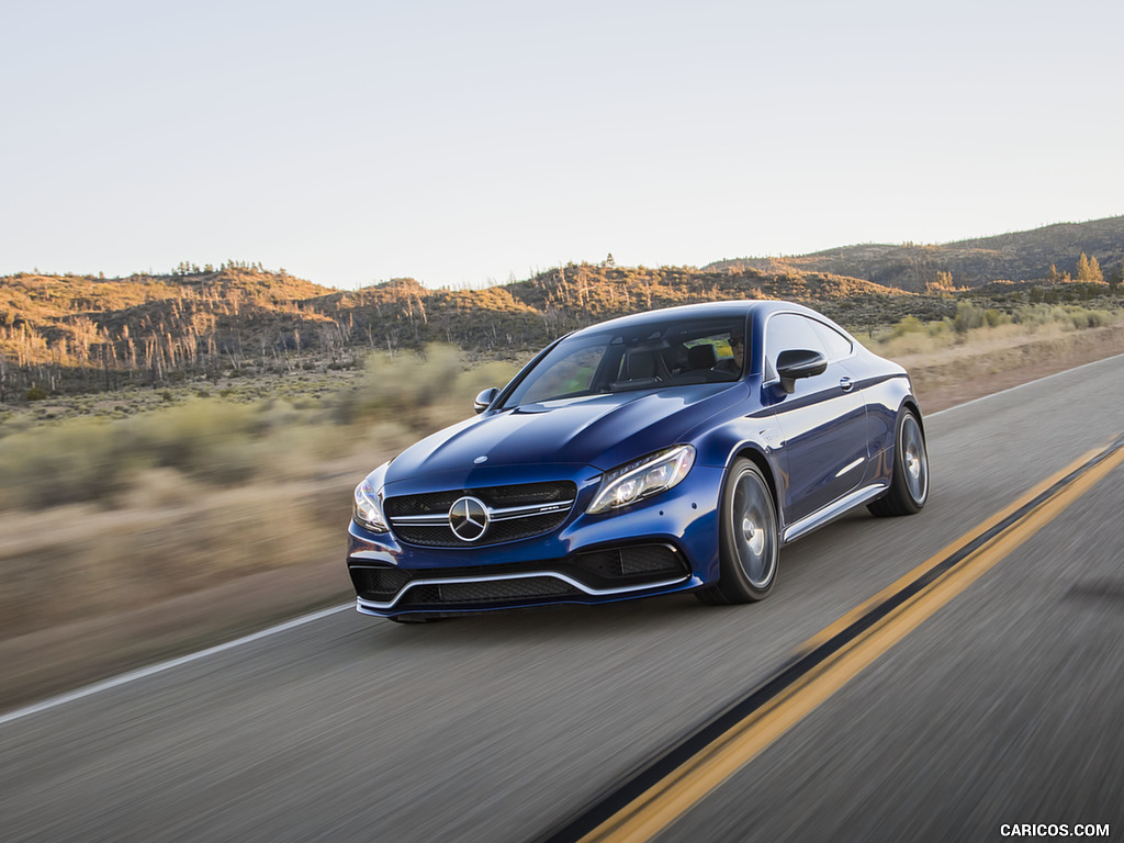 2017 Mercedes-AMG C63 S Coupe (US-Spec) - Front Three-Quarter