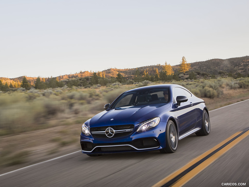 2017 Mercedes-AMG C63 S Coupe (US-Spec) - Front Three-Quarter