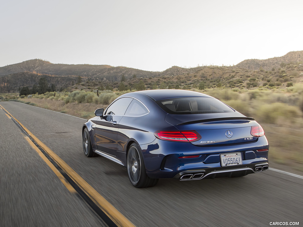 2017 Mercedes-AMG C63 S Coupe (US-Spec) - Rear Three-Quarter