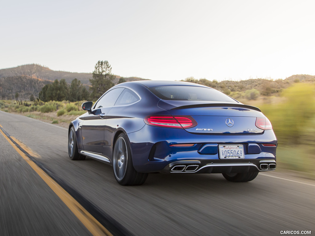 2017 Mercedes-AMG C63 S Coupe (US-Spec) - Rear Three-Quarter