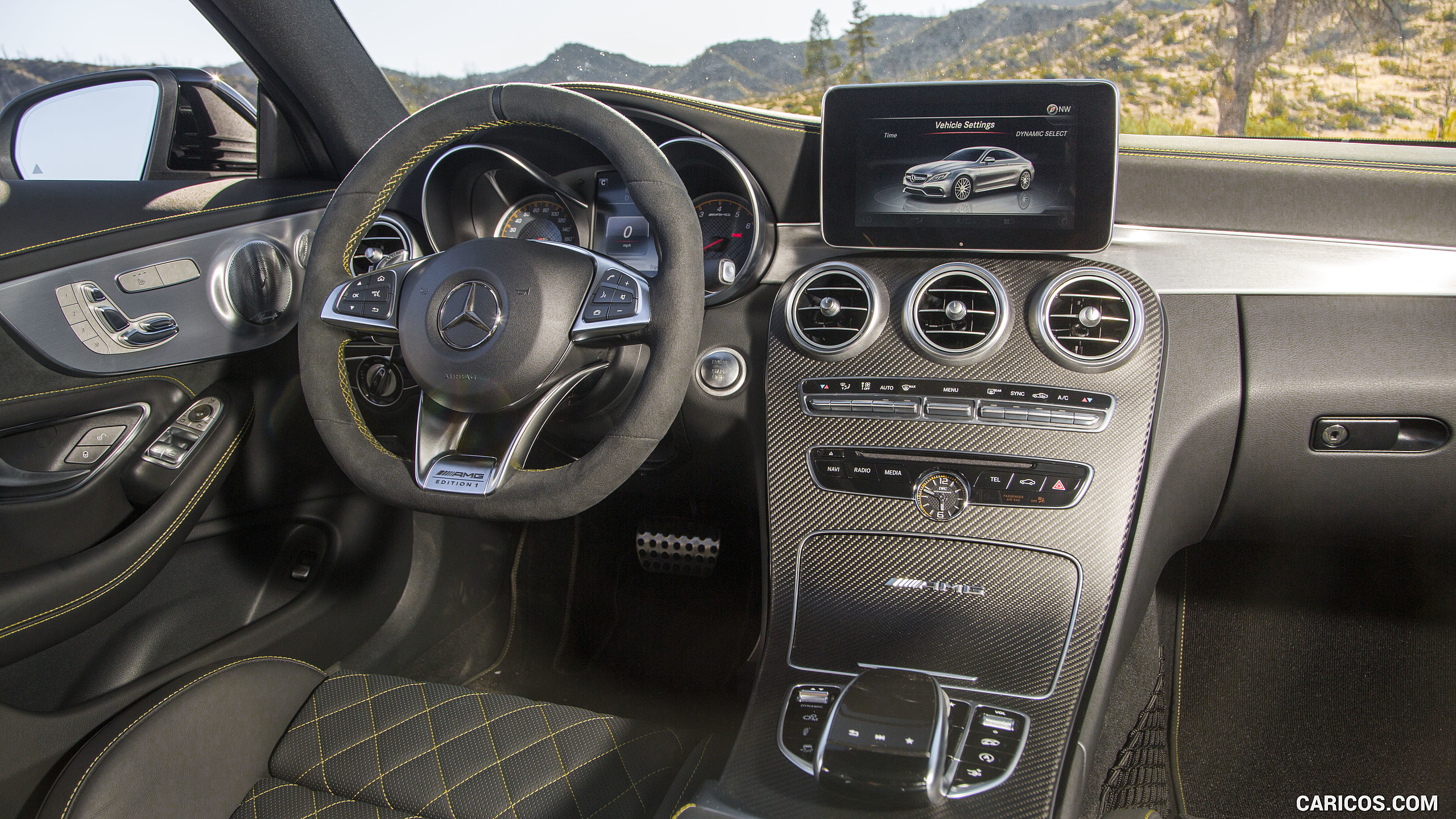 2017 Mercedes-AMG C63 S Coupe Edition One (US-Spec) - Interior, Cockpit, #68 of 86