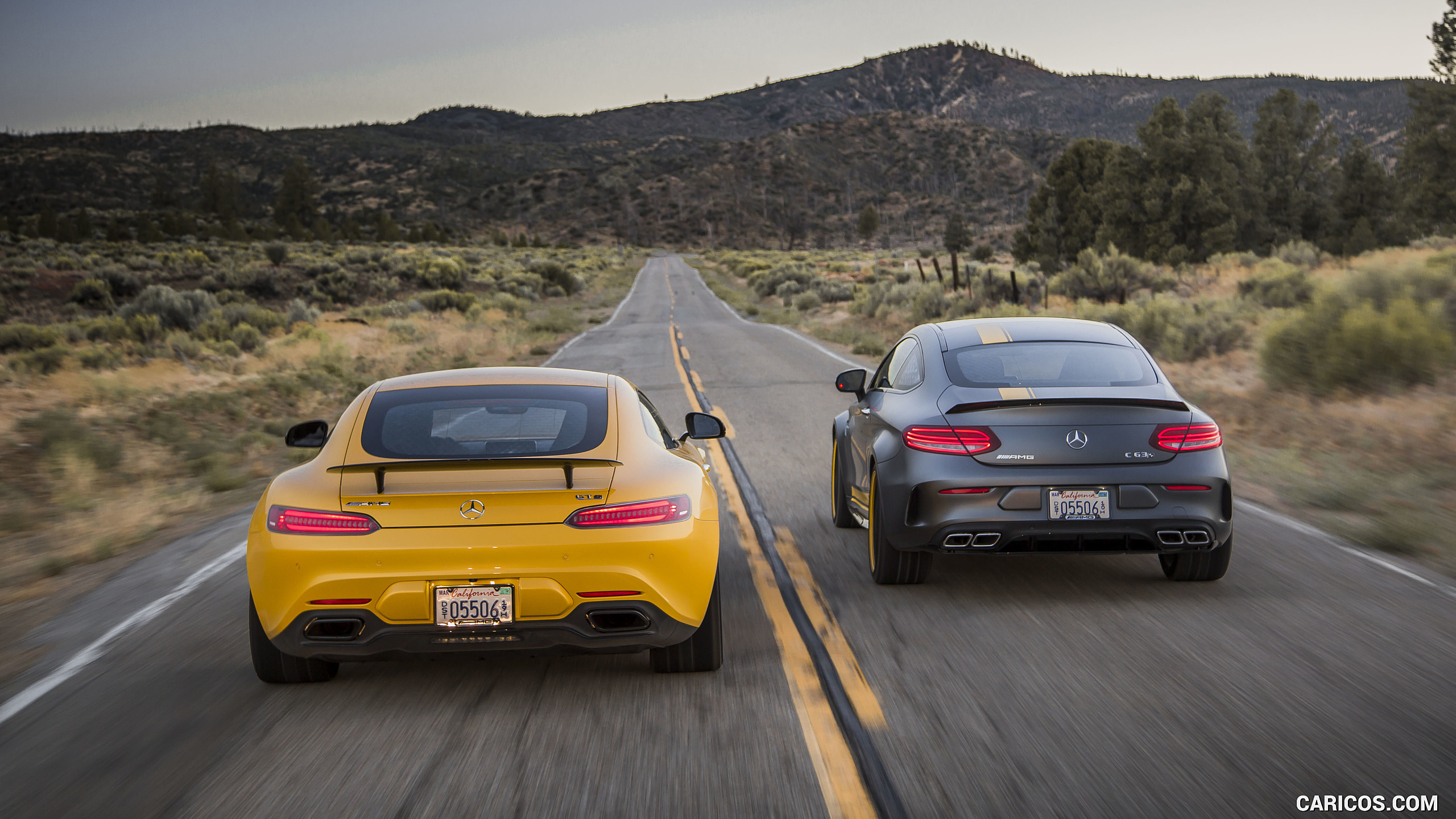 2017 Mercedes-AMG C63 S Coupe Edition One (US-Spec) and 2017 Mercedes-AMG GT S Coupe, #82 of 86