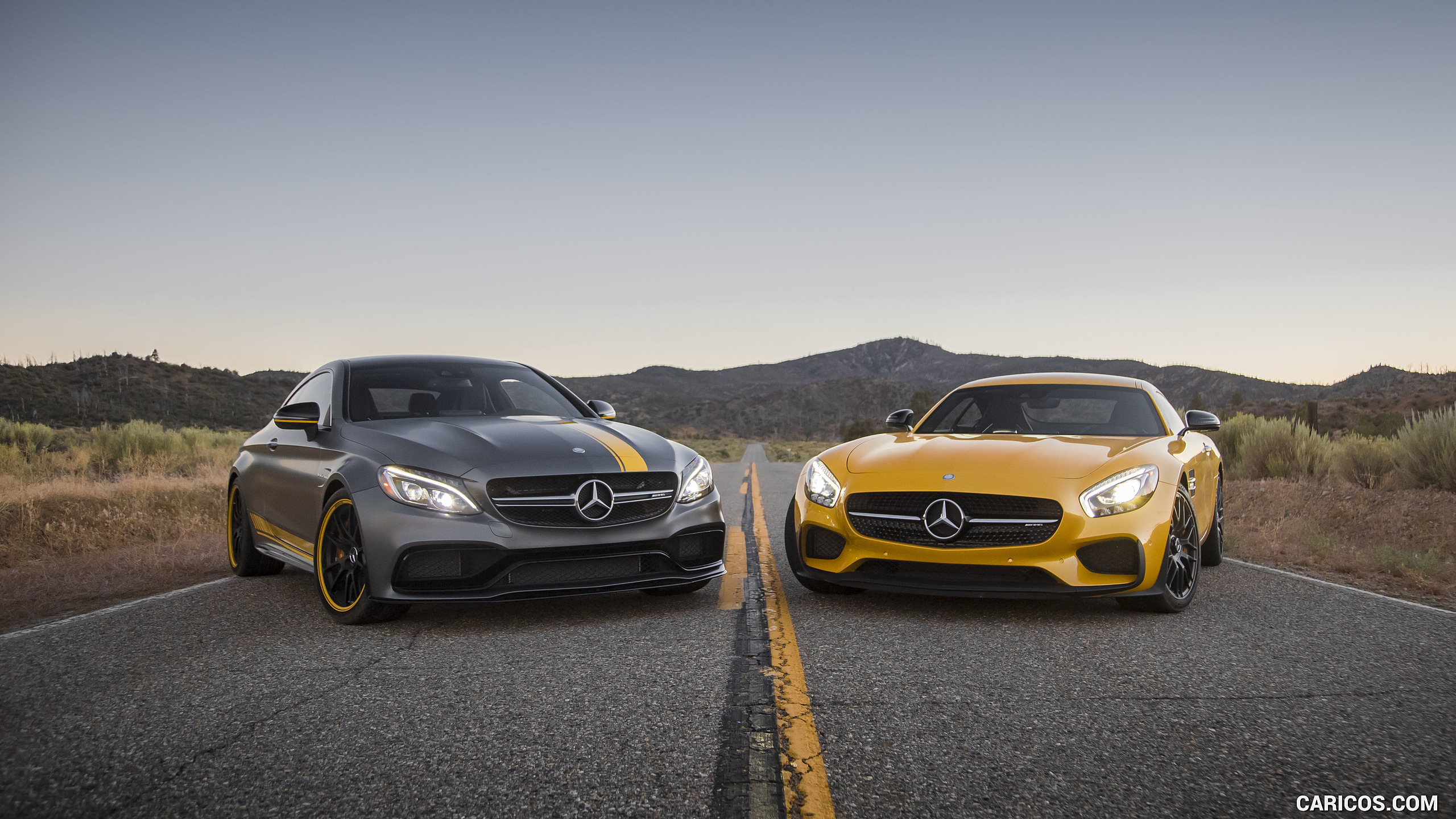 2017 Mercedes-AMG C63 S Coupe Edition One (US-Spec) and 2017 Mercedes-AMG GT S Coupe, #84 of 86