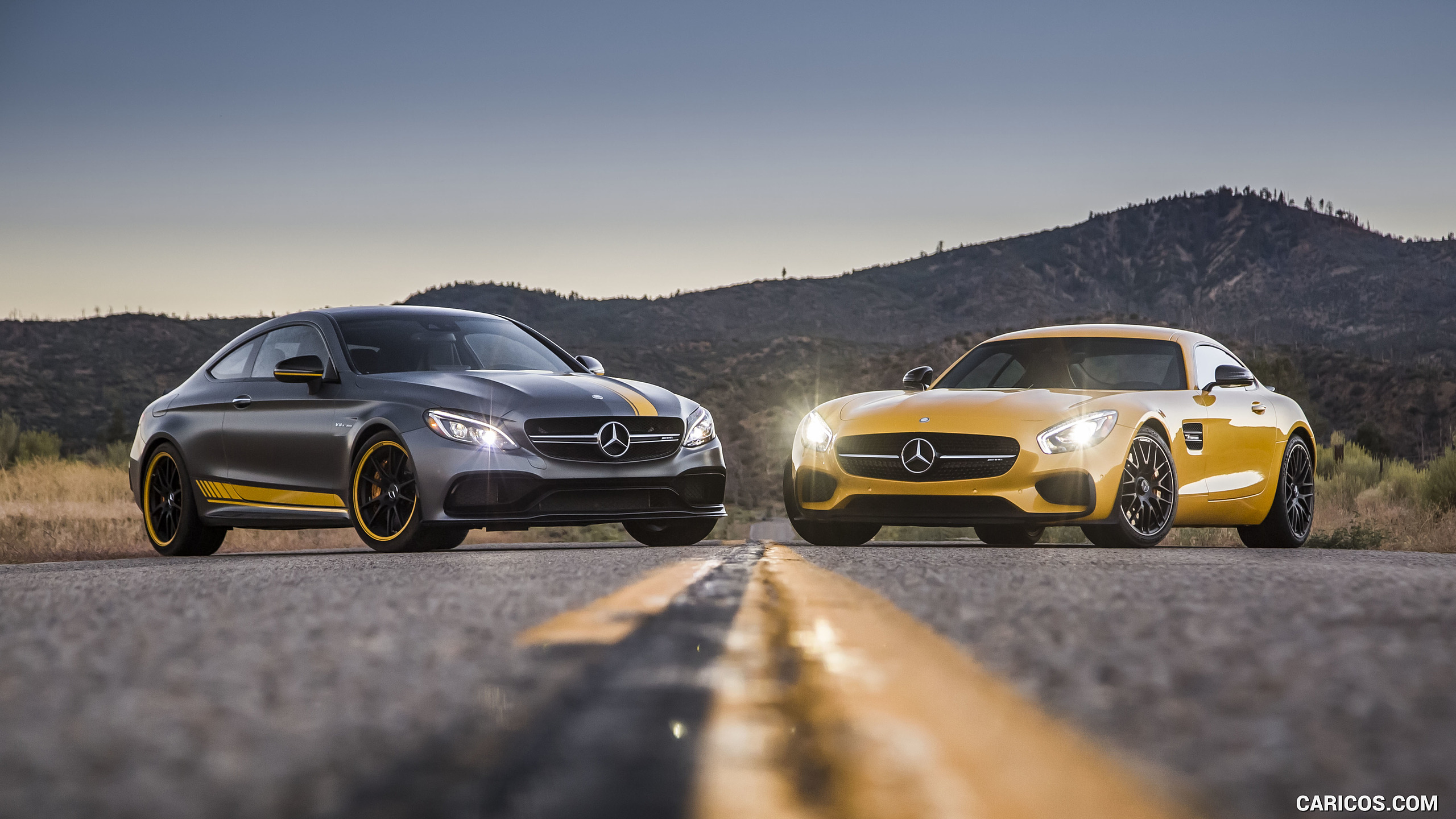 2017 Mercedes-AMG C63 S Coupe Edition One (US-Spec) and 2017 Mercedes-AMG GT S Coupe, #85 of 86